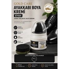 Gold Care Siyah  Ayakkabı Boya Kremi 60 ml – Anında Parlaklık ve Koruyucu Bakım