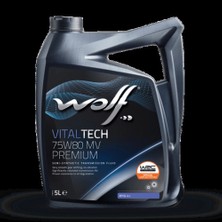 Wolfpar 1048401 Wolf Yarı Sentetik Şanzıman Yağı Vitaltech 75W80 Mv Premium Sarı 5 Lt 0888581001