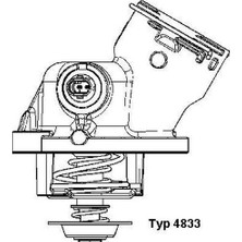 Wahler 4833100D Thrmstat Hsg Asy - Plate Heated G Klasse W463 G 500 4 Matıc 68013949AA