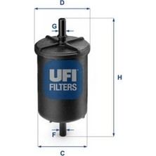 UFI 31.948.00 Yakıt Filtresi FN2262