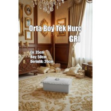 Bezos Çeyizlik Orta Tek Hurç Çiçekli, Kadife Tek Hurç Çeyizlik Dantelli Hurç, Orta Boy Hurç