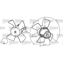 Valeo 696035 Fan Motoru Astra F Corsa A B 1.4 1.5 1341244