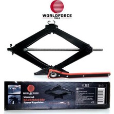 Worldforce 11252 Mekanik Makaslı Kriko 1.5 Ton Cırcır Kollu Garaj Ekipmanları Hırdavat