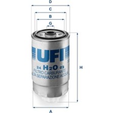 UFI 24.H2O.02 Yakıt Filtresi 1337724080
