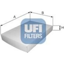 UFI 53.190.00 Polen Filtresi Polo 1.2 1.4 1.6 2010 Seat Ibiza 1.6 2011 6R0819653