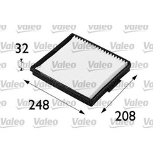 Valeo 698196 Polen Filtresi Rover 200 400 25 45 Cabrıolet Coupe Mg Honda Civic 95 01 79831ST3E01