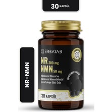 Erbatab Nr 300 Mg + Nmn 50 Mg Lipozomal Formül 30 Kapsül Takviye Edici Gıda