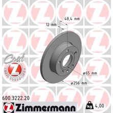 Zimmermann 600.3222.20 Arka Fren Aynası Caddy Iıı Golf V Vı Plus Jetta Iıı Altea 04 A3 03 Toledo Iıı