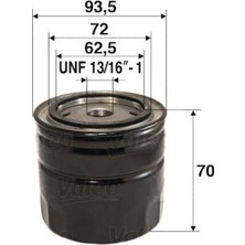 Valeo 586074 Yağ Filtresi Rover 200 220 2.0 D.sd 15400PDDE00