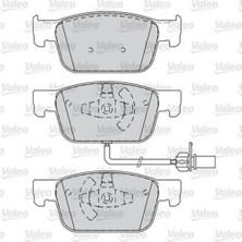 Valeo 9001428 Ön Fren Balatası Audi A4 16 A5 17> 8W0698151AB