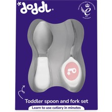Doddl Ergonomik Kaşık Çatal Seti 2'li Dusky Rose