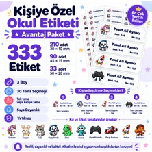 Kidzay Kişiye Özel Okul Etiketi