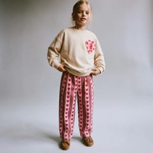 Poala Kids Kız Çocuk Çizgi Kalpli Balloon Jeans