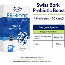 Bezos Swiss Bork Probiotic Boost Inülin Içeren 30 Kapsül