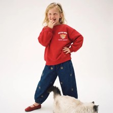 Poala Kids Unisex Çocuk Bear Sweatshirt