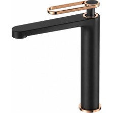 Newarc Zeta Çanak Tipi Lavabo Bataryası - Siyah/pa
