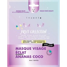 Inuwet Meyve Serisi Nemlendirici Yüz Maskesi Ananas Hindistan Cevizi