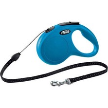 Bezos New Classic Otomatik Ip Köpek Gezdirme Tasması Small 5 mt Mavi