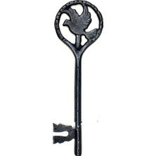 Aydogan's Güvercin Figürlü Dekoratif Anahtar, 242X78 mm - Büyük Boy Vintage Nostaljik Rustik Stil Aksesua