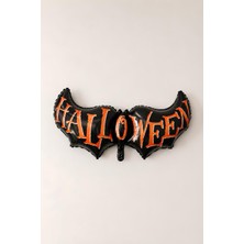 Patladı Gitti Halloween Cadılar Bayramı  Ayaklı Büyük Boy Folyo Balon