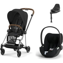 Cybex Mios Travel Sistem | Chrome Brown Sephia Black & Cloud T Plus Bazalı Sephia Black