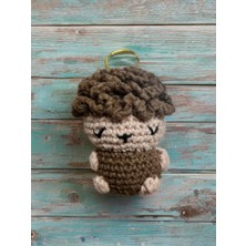 Mundy Amigurumi Anahtarlık 7-8 cm Sevimli El Örgüsü Hediyelik Anahtar ve Çanta Aksesuarı