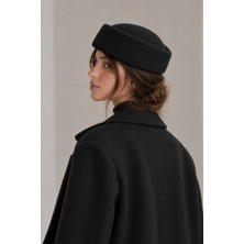 Külah Klh Studio Dept. Heritage Wool Pillbox Şapka - Siyah