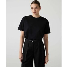 Miss İpekyol Basic bisiklet yaka tişört IW6260070113001