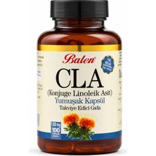 Balen CLA (KONJUGE LİNOLEİK ASİT) YUMUŞAK KAPSÜL 1380 MG*100