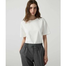 Miss İpekyol Basic bisiklet yaka tişört IW6260070113002