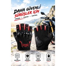 Edelvays Shop Kısa Motosiklet Bisiklet Eldiveni Yasaya Uygun Yazlık Eldiven Cr