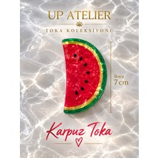Up Atelier Sedefli Karpuz Kemik Toka 7cm