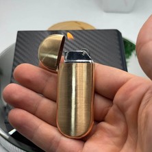 Pigado Oval Ince Model Metal Gazlı Çakmak