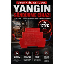 Merwish Otomatik Aerosol Yangın Söndürme Cihazı 170°C Isı Aktivasyonlu Elektrik Panosu ve Kontrol Kutusu Için Kompakt Yangın Koruma Sistemi
