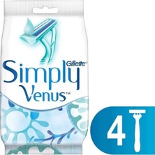 Bezos Simply Venüs 2 Bıçak 4lü Poşet