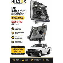 Ns Nilser Auto Parts Isuzu Dmax Far Lambası Sağ 2007-2011 Merceksiz