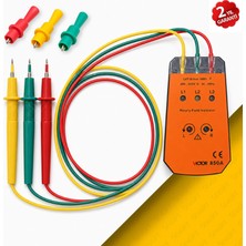 Sevgift Victor 850A Faz Sırası Ölçer | 200-600 V Ac | Trifaze Faz Yönü ve Eksik Faz Kontrol Cihazı
