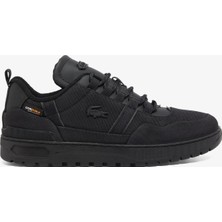 Lacoste Mens T-Clip Winter Cordura 224 2 Sma  Sneaker Günlük Spor Ayakkabı Siyah