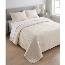 Marla Home Çift Kişilik Pike Takımı | Battal Boy | 220X230 cm | Çok Amaçlı Yatak Örtüsü & Battaniye
