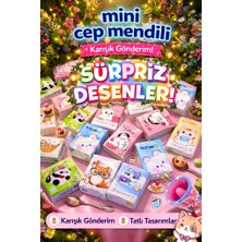 Tasarım Evi 9'lu Mini Karakterli Mini Cep Mendil Seti | Renkli Desenli Yumuşak Kağıt Mendil | Hijyenik 9'lu Paket