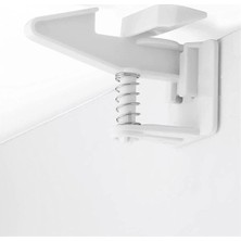 Eco Lounge Bebek Çocuk Güvenliği Korumalı Yapışkan Çekmece ve Dolap Için Tutucu Gizli Güvenlik Kilidi BX40