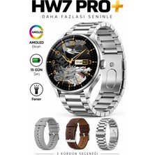 Qifit Hw7 Pro+ Akıllı Saat 1.46" Hd Ekran | Bluetooth Arama | Nabız & Oksijen Ölçer | Uzun Pil Ömrü | Sesli Asistan | Su Geçirmez