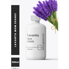 Cage Art Studio Lavanta Mum Esansı 500 ml - Yüksek Kalite Mum Koku Esansı, Soya Wax ve Parafin Uyumlu