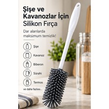 Van Vleck Silikon Uçlu Şişe Temizlik Fırçası 32 cm – Şişe, Biberon, Kavanoz, Termos, Sürahi ve Matara Fırçası