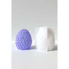 Cage Art Studio Papatya Yumurta Mum Silikon Kalıp 10 x 8.5 cm - Dekoratif Papatya Kaplı Yumurta Mum Kalıbı