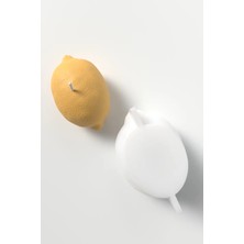 Cage Art Studio Büyük Limon Mum Silikon Kalıp 5,2 x 9 cm - Limon Şeklinde Mum Kalıbı, Soya Wax Uyumlu