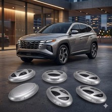 Eco Lounge Hyundai Tuscon Ioniq Uyumlu Smart 3 Buton Silikon Oto Anahtar Kumanda Kabı Kılıf Gri