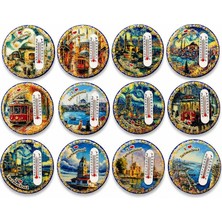 Mudanis Istanbul Temalı Buzdolapı Süsü Magnet ALK5405