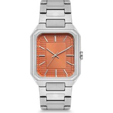 Newera Watch Çelik Kordon Dikdörtgen Erkek Kol Saati