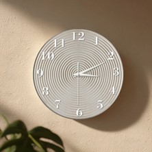 🕒 Soyut Modern Duvar Saati ✨ Sessiz Mekanizma 🎨 Camsız Mdf Dekoratif Salon ve Oturma Odası Saati 33CM